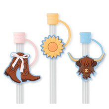 Load image into Gallery viewer, 8-6814 Cowgirl Coquette Straw Topper Set
