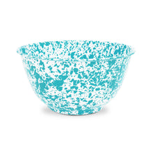 Load image into Gallery viewer, 160-D23 SALAD BOWL, LARGE RED MARBLE
