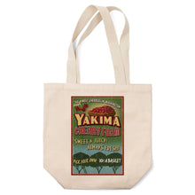 Load image into Gallery viewer, 51-05633   ORGANIC TOTE BAG Yakima, Washington, Cherries Vintage Sign
