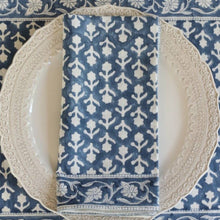 Load image into Gallery viewer, 208-5 Napkin Charlotte Indigo
