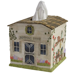 157-3990-824 Spring Garden Tissue Box Covr