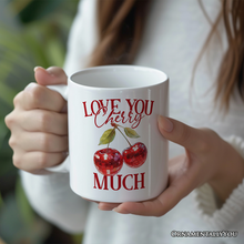 Load image into Gallery viewer, 17-242 Disco Cherry Love You Cherry Much Mug, Aesthetic Gift
