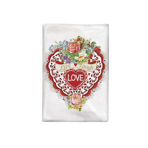 21-6 Valentines Card Bagged Towel