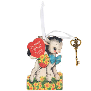 3-7075  Key To My Heart Ornament