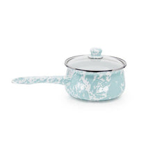 Load image into Gallery viewer, 160-19 Golden Rabbit Enamelware Swirl Sauce Pan
