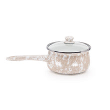 Load image into Gallery viewer, 160-19 Golden Rabbit Enamelware Swirl Sauce Pan
