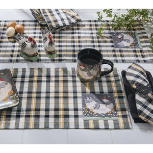 157- 4950010 My Little White Hen Placemat