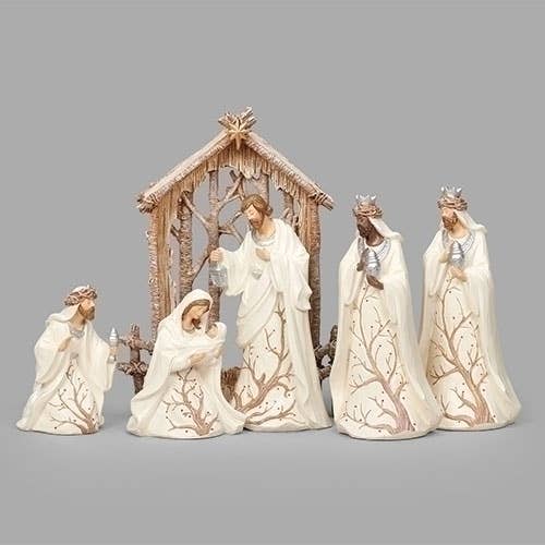 113-136684  Nativity Berry Branch, 6-piece Set