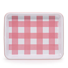 Load image into Gallery viewer, 160-190GNG Max Humphrey x CCH Gingham Enamelware Small Rectangle Tray
