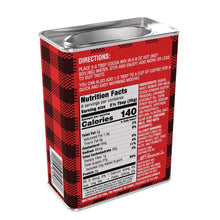 Load image into Gallery viewer, 201-81538715  Season's Greetings Red Plaid Chocolate Hot Cocoa (8oz Tins)
