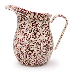 160-27 Splatter Enamelware Large Pitcher