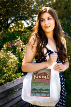 Load image into Gallery viewer, 51-05633   ORGANIC TOTE BAG Yakima, Washington, Cherries Vintage Sign
