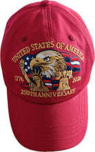 Load image into Gallery viewer, 55-4477 United States - 250th Anniversary Red Hat

