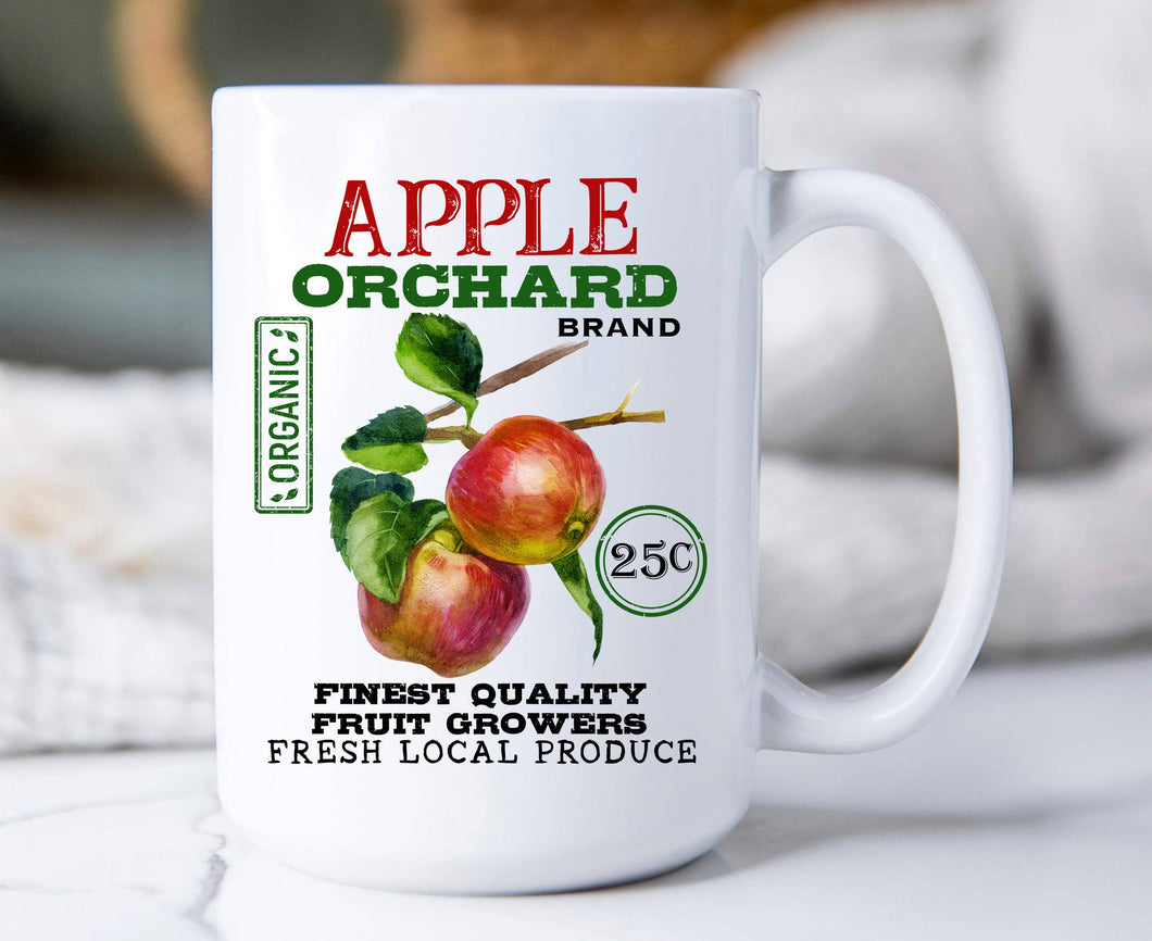 36-4   Farmhouse Apple Orchard Organic Coffee Mug