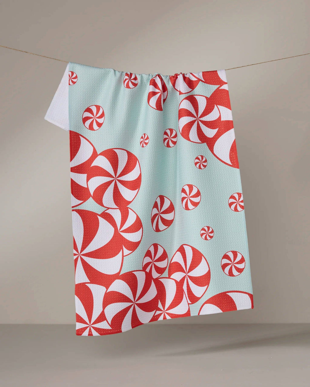 53-5879 Peppermint Swirl Tea Towel