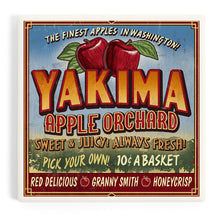 Load image into Gallery viewer, 51-535   Ceramic Coaster Yakima, Washington, Apple Orchard
