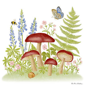 47-11 Single Flour Sack Towels U34-538 Mushroom