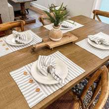Load image into Gallery viewer, 702-3995 Timeless Ticking Gray Placemat 18Lx12W
