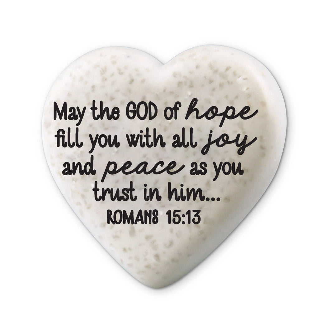 209-4 LCP Joy And Peace - Heart Stone