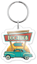 Load image into Gallery viewer, 14-5 Keychain - Vintage Classic Car Badge
