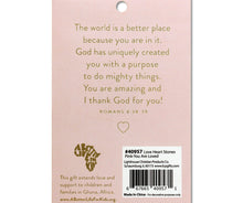 Load image into Gallery viewer, 209-40957 LCP Heart Stone Card You Are Love
