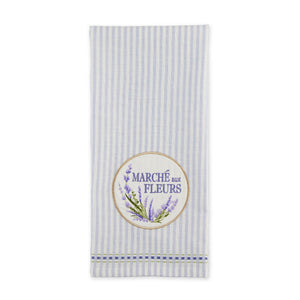 63-755212 Flower Market Embellished Dishtowel