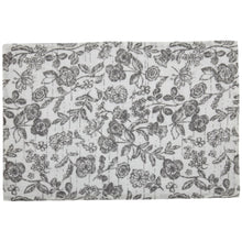 Load image into Gallery viewer, 702-9127 Gray Gables Floral Placemat  18Lx12W
