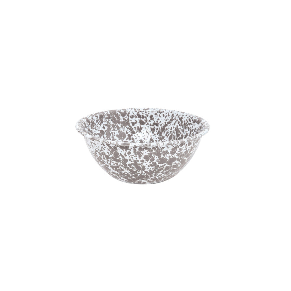 160-18   Splatter Enamelware Small Serving Bowl