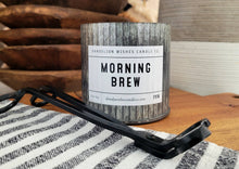 Load image into Gallery viewer, 107-1     12 oz. Rustic Galvanized Tin Candle
