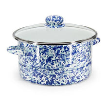 Load image into Gallery viewer, 160-72 Golden Rabbit Enamelware Swirl 6 qt Stock Pot
