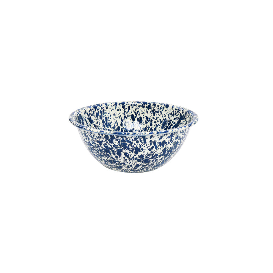 160-18   Splatter Enamelware Small Serving Bowl