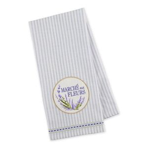 63-755212 Flower Market Embellished Dishtowel