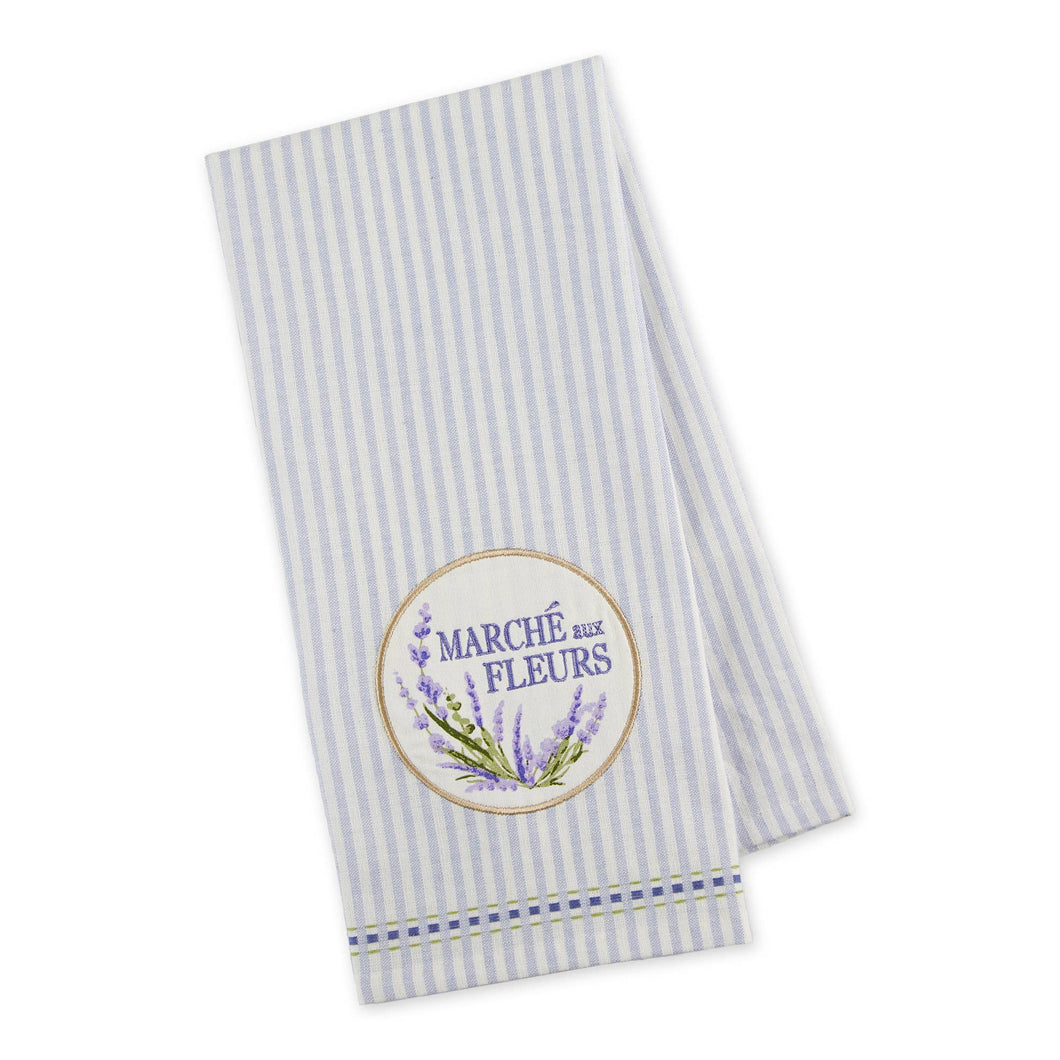 63-755212 Flower Market Embellished Dishtowel