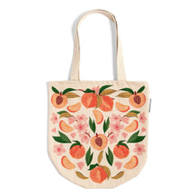 Load image into Gallery viewer, 366-3 Peach Blossom Canvas Tote Bag
