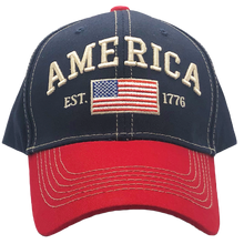 Load image into Gallery viewer, 55-0883 America 1776 Freedom Hat
