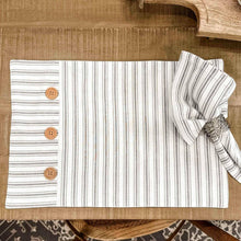 Load image into Gallery viewer, 702-3995 Timeless Ticking Gray Placemat 18Lx12W

