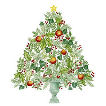 Load image into Gallery viewer, 47-357 Single Flour Sack Towels Packaged SP-357 Holiday Tree
