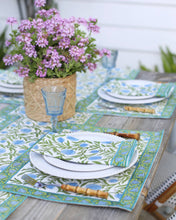 Load image into Gallery viewer, 208-4 Napkin Pomegranate Blue
