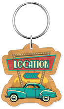 Load image into Gallery viewer, 14-5 Keychain - Vintage Classic Car Badge
