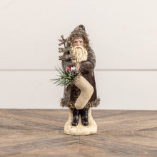 Load image into Gallery viewer, 114-329  8&quot; CHARCOAL VELVET BELSNICKLE
