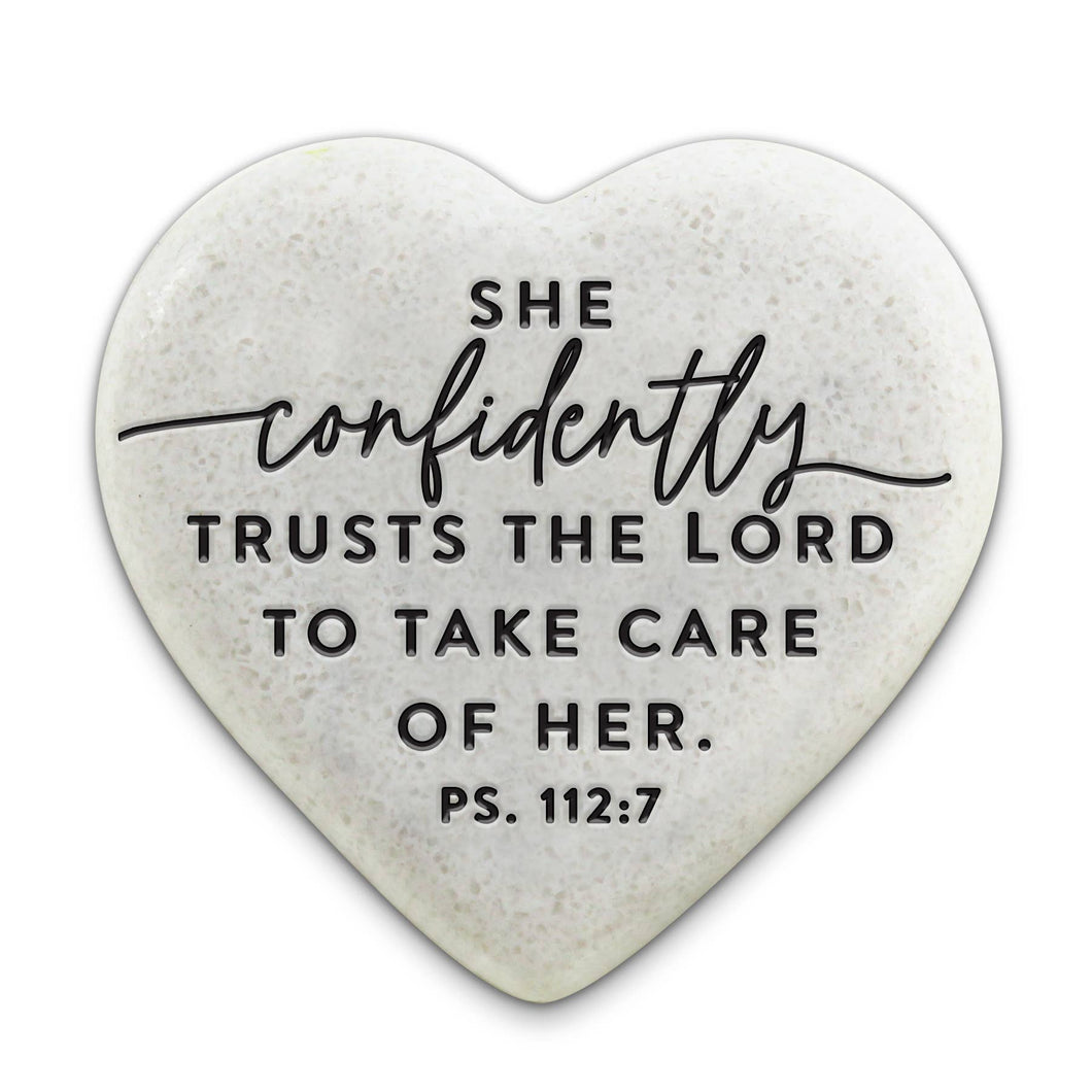 209-12 LCP Scripture Stone Hope Hearts Trusts - Heart Stone