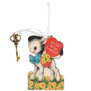 3-7075  Key To My Heart Ornament