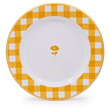 Load image into Gallery viewer, 160-20GNG Max Humphrey x CCH Gingham Enamelware Dinner Plate

