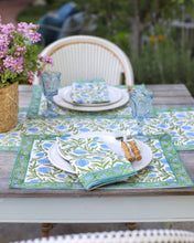 Load image into Gallery viewer, 208-4 Napkin Pomegranate Blue
