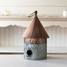 Load image into Gallery viewer, 58-9998  Metal Birdhouse &quot;Home&quot;
