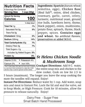 Load image into Gallery viewer, 46   Large St Helens Chicken Noodle &amp; Mushroom Soup Mix
