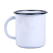 Load image into Gallery viewer, 270-5   Cherry Berry Enamel Mug (color: white)
