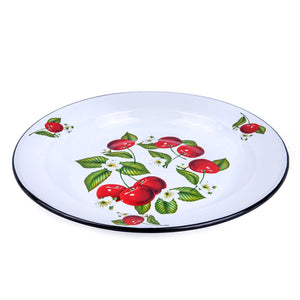 270-4   Cherry Berries Enamel Dish