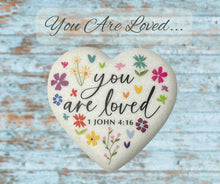Load image into Gallery viewer, 209-40555 LCP Heart Stone Floral You Are Love
