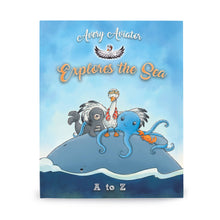 Load image into Gallery viewer, 66-357   Avery the Aviator Explores the Sea A To Z Story Book
